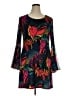 MSK Print Teal Cocktail Dress Size XL - photo 1