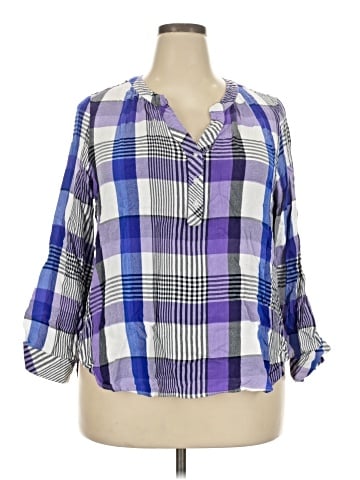 Cato 3/4 Sleeve Blouse (view 1)