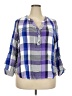 Cato 100% Rayon Purple 3/4 Sleeve Blouse Size 18 - photo 1