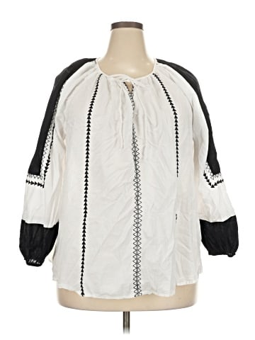 Lane Bryant 3/4 Sleeve Blouse (view 1)