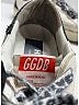 Golden Goose 100% Leather Silver White Sneakers Size EU 38 - photo 6