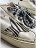 Golden Goose 100% Leather Silver White Sneakers Size EU 38 - photo 5