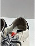 Golden Goose 100% Leather Silver White Sneakers Size EU 38 - photo 3