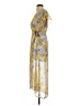 Japna 100% Polyester Paisley Yellow Cocktail Dress Size S - photo 5