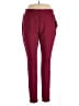 IMAN Solid Burgundy Track Pants Size XL - photo 1