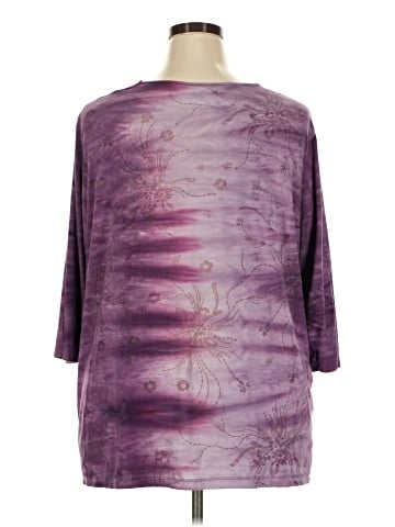 Liz & Me 3/4 Sleeve Top (view 2)
