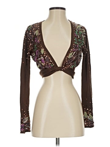 Cue & Emm Silk Cardigan (view 1)