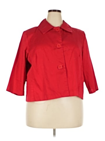Cato 3/4 Sleeve Button-Down Shirt (view 1)