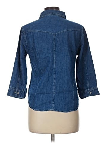 At Last 3/4 Sleeve Button-Down Shirt (view 2)