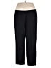 Harve Benard 100% Wool Solid Black Wool Pants Size 22 - photo 1
