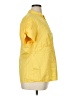 Apostrophe Yellow Short Sleeve Blouse Size 18W - photo 4
