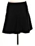 Just Fab Solid Black Casual Skirt Size M - photo 1