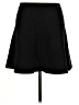 Just Fab Solid Black Casual Skirt Size M - photo 2