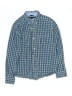 Tommy Hilfiger 100% Cotton Checkered-gingham Blue Long Sleeve Button-Down Shirt Size 8 - photo 1