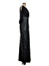 Theia 100% Polyester Stars Black Cocktail Dress Size 4 - photo 4