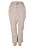 Woman Within Solid Tan Khakis Size 28 - photo 1