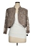 R&M Richards Metallic Silver Jacket Size 16 - photo 1