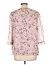 Allegra K 100% Polyester Pink 3/4 Sleeve Blouse Size L - photo 2