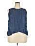 Cato 100% Tencel Blue Sleeveless Blouse Size 18 - photo 1
