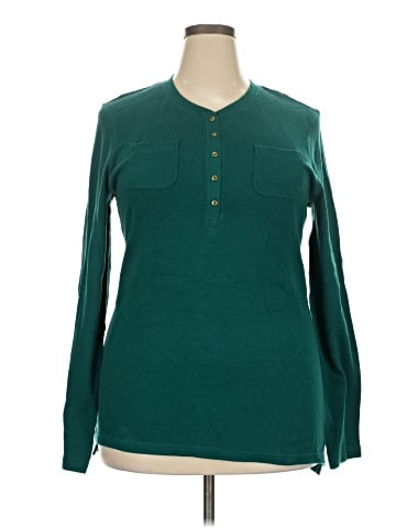 Chaps Long Sleeve Henley (view 1)