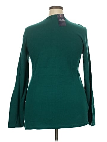 Chaps Long Sleeve Henley (view 2)