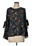 Very J Blue 3/4 Sleeve Blouse Size L - photo 1
