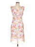 Ruby Rox 100% Polyester Floral Ivory Cocktail Dress Size 11 - photo 1