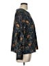 Very J Blue 3/4 Sleeve Blouse Size L - photo 4