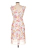 Ruby Rox 100% Polyester Floral Ivory Cocktail Dress Size 11 - photo 2