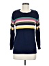 J.Crew 100% Wool Color Block Blue Wool Pullover Sweater Size M - photo 1