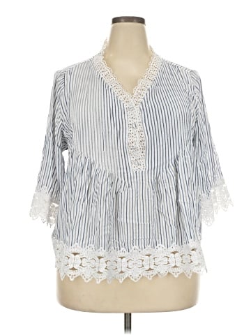 Chelsea & Theodore 3/4 Sleeve Blouse (view 1)