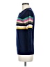 J.Crew 100% Wool Color Block Blue Wool Pullover Sweater Size M - photo 5