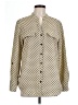 NY Collection Polka Dots Ivory Long Sleeve Blouse Size L - photo 1