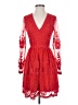Altar'd State 100% Polyester Red Cocktail Dress Size S - photo 1