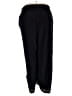 eShakti 100% Polyester Solid Black Casual Pants Size 4X - photo 2