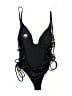 Head Solid Black One Piece Swimsuit Size L - photo 2