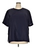 Notations 100% Polyester Blue Short Sleeve Top Size 2X - photo 1