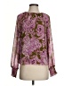 CeCe 100% Polyester Purple Long Sleeve Blouse Size XS - photo 1