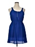 rue21 100% Polyester Solid Blue Casual Dress Size XL - photo 1