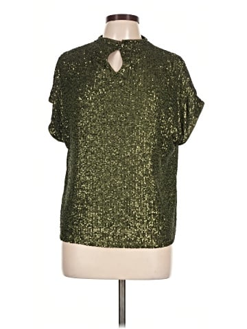 Cable & Gauge Short Sleeve Blouse (view 1)