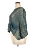 Tempo Paris Metallic Teal Pullover Sweater Size XXL (estimated) - photo 5