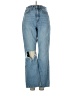 American Eagle Outfitters 100% Cotton Hearts Blue Jeans Size 00 Short - photo 1