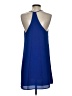 Three Eighty Two Solid Blue Casual Dress Size S - photo 2
