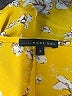 West Kei 100% Polyester Yellow Short Sleeve Blouse Size L - photo 7