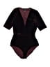 Aqua Burgundy Bodysuit Size S - photo 1