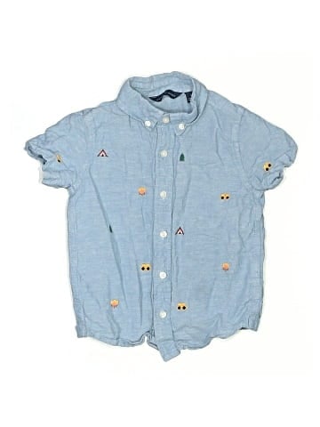 Janie and Jack Short Sleeve Button-Down Shirt (view 1)