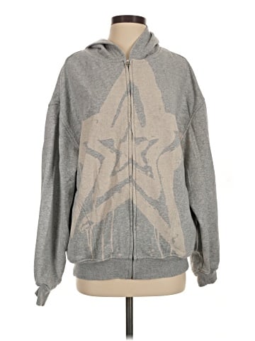 Silence and Noise Zip Up Hoodie (view 1)