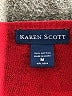 Karen Scott 100% Cotton Paisley Red Pullover Sweater Size M - photo 7