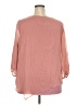Alyx 100% Polyester Pink 3/4 Sleeve Blouse Size 2X - photo 2