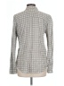 Caslon 100% Cotton Houndstooth Gray Long Sleeve Button-Down Shirt Size L - photo 2
